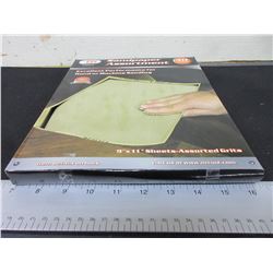New case 40 piece Sandpaper 9 x 11" sheets Assorted Grits60-100-150-240