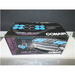 New Conair Jumbo size Rollers / 2 sizes 1 1/2 & 1 3/4  / 12 flocked total