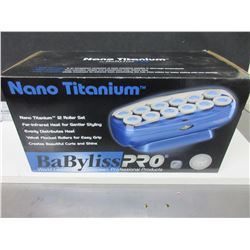 New Babyless Pro Nano Titanium 12 Roller set 1 1/2 inch rollers