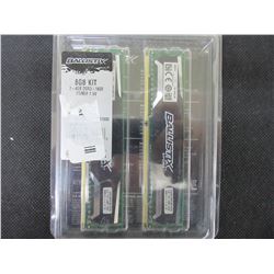 Ballistix Sport 8gb Memory Kit DDR3 1600 UDIMM 2x4gb