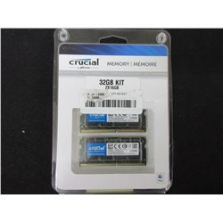 Crucial 32gb Memory Kit DDR4 2400 SODIMM 2x16gb