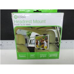 kra Headrest Mount fits all 7 - 10" Tablets
