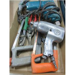 Flat with 1/2"  CP Impact / Snips / 2 Hacksaws / drill