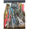 Image 1 : Flat full of Pliers/Channel Locks / Screwgun / Pipe Wrench and more