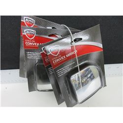 4 New stick on Convex Mirrors