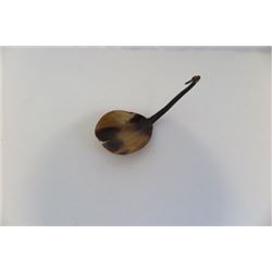 Horn Spoon with Bird Effigy