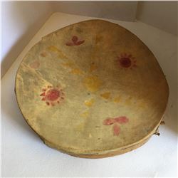 Plains Drum Ceremonial Danced Drum with Paint