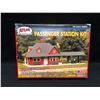 Image 1 : Atlas Model Building Kit #706 Passenger Station Plastic HO Scale