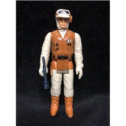 1970'S KENNER STAR WARS ACTION FIGURE REBEL SOLDIER HBG  WITH AUTHENTIC WEAPON ( MINT)