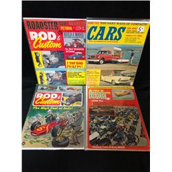 VINTAGE HOT ROD MAGAZINE LOT