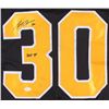 Image 2 : GERRY CHEEVERS SIGNED BOSTON BRUINS HOCKEY JERSEY ( JSA COA)