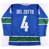 Image 1 : MICHEAL DEL ZOTTO SIGNED VANCOUVER CANUCKS HOCKEY JERSEY ( BECKETT COA)