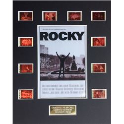 ROCKY ORIGINAL FILM CELL PRESENTATION DISPLAY