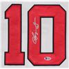 Image 2 : CHIPPER JONES SIGNED ATLANTA BRAVES BASEBALL JERSEY ( BECKETT COA)