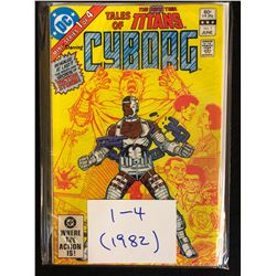 1982 TALES OF TITANS CYBORG #1-4 (DC COMICS)