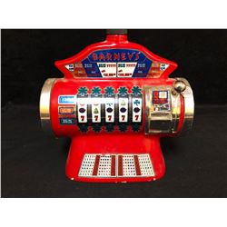 VINTAGE Barneys Casino Slot Machine Whiskey Decanter