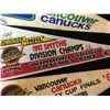 Image 2 : VINTAGE VANCOUVER CANUCKS HOCKEY PENANTS LOT