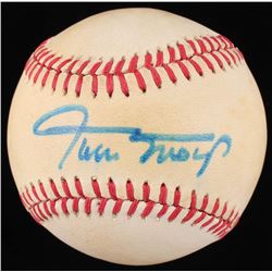 WILLIE MAYS SIGNED BASEBALL JSA LOA