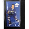 Image 1 : BOB BAUN AUTOGRAPHED TALL BOY HOCKEY CARD