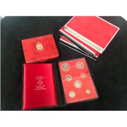 1971 CANADIAN COIN SETS ( 4 TOTAL)