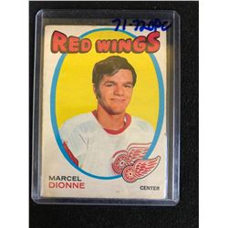 1971-72 OPC O-Pee-Chee MARCEL DIONNE RC #133 Detroit Red Wings Hockey Card