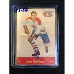 1955-56 Parkhurst #44 Jean Beliveau