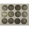 Image 2 : (12) WALKING LIBERTY HALF DOLLARS