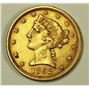 Image 1 : 1892 $5 GOLD LIBERTY