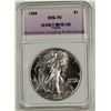 Image 1 : 1988 AMERICAN SILVER EAGLE NGP