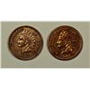 Image 1 : INDIAN CENTS: 1882 XF-AU AND 1883 AU