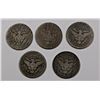 Image 2 : BARBER QUARTERS: 1893 GOOD, 1893-S AG,