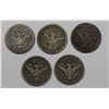 Image 2 : BARBER QUARTERS: 1895 VG, 1895-O, 1895-S AG/G