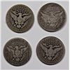 Image 2 : BARBER QUARTERS: 1914 VF/XF, 1913-D GOOD,