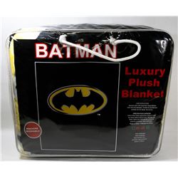 NEW "BATMAN" LUXURY PLUSH BLANKET