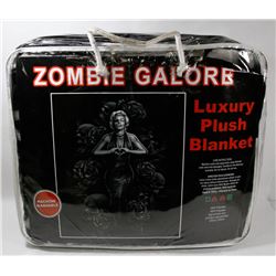 NEW "ZOMBIE GALORE" LUXURY PLUSH BLANKET