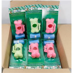 CASE OF 24 PET LOVERS POOP BAGS