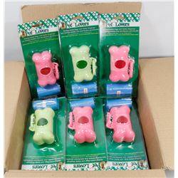 CASE OF 24 PET LOVERS POOP BAGS