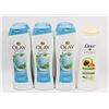 Image 1 : BAG OF OLAY BODY WASH AND DOVE SHAMPOO