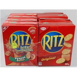 8 BOXES OF ASSORTED RITZ CRACKERS
