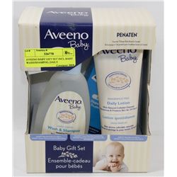 AVEENO BABY GIFT SET INCL BABY WASH/SHAMPOO, DAILY