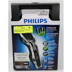 PHILIPS CORDLESS LITHIUM ION POWER SERIES 7000