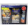 Image 1 : GILLETTE FUSION 5 SET INCL RAZOR 2 BLADES AND