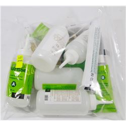BAG OF HAIR COLOURING SUPPLIES