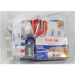 LARGE BAG OF ASSORTED FIRST AID SUPPLIES