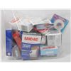 Image 1 : LARGE BAG OF ASSORTED FIRST AID SUPPLIES