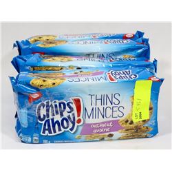 4 PACKS OF CHIPS AHOY COOKIES