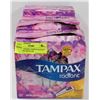 Image 1 : LOT OF 4 BOXES TAMPEX RADIANT TAMPONS, REGULAR