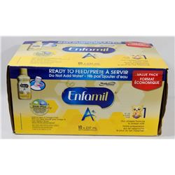 ENFAMIL + STEP 1,  18 BOTTLES BEST BEFORE