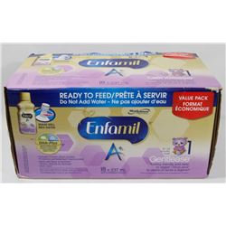 ENFAMIL + STEP 1 GENTLEASE,  18 BOTTLES