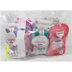 BAG OF ASST SCHICK QUATTRO DISPOSABLE RAZORS